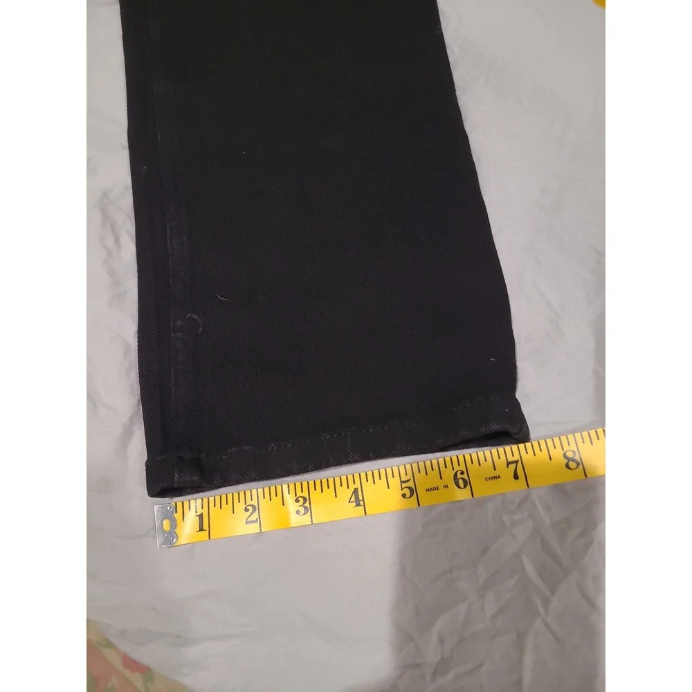 Calvin Klein Women SZ 10 Straight leg Black Jean Stretch classic 5 pocket casual
